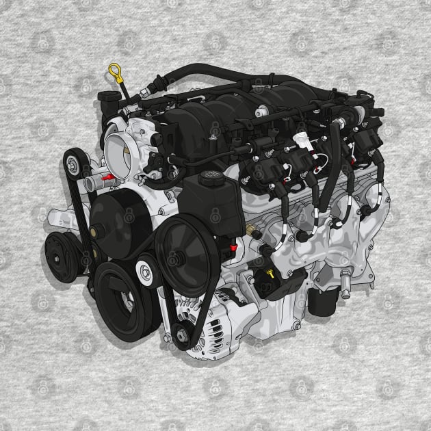 LS1 V8 engine by ArtyMotive